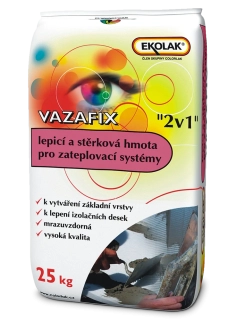 VAZAFIX 2v1 - fasádní lepidlo/stěrka 25KG